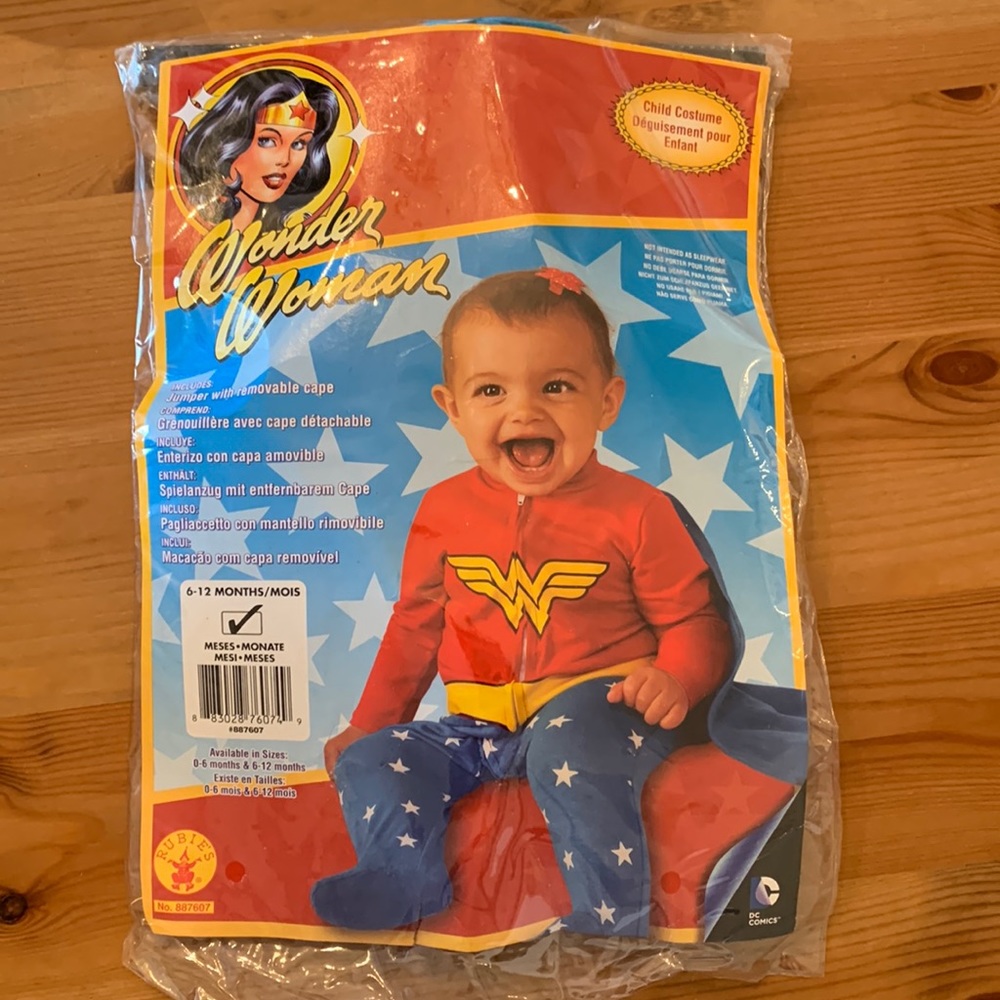 Baby Wonder Woman Costume 6-12 mos